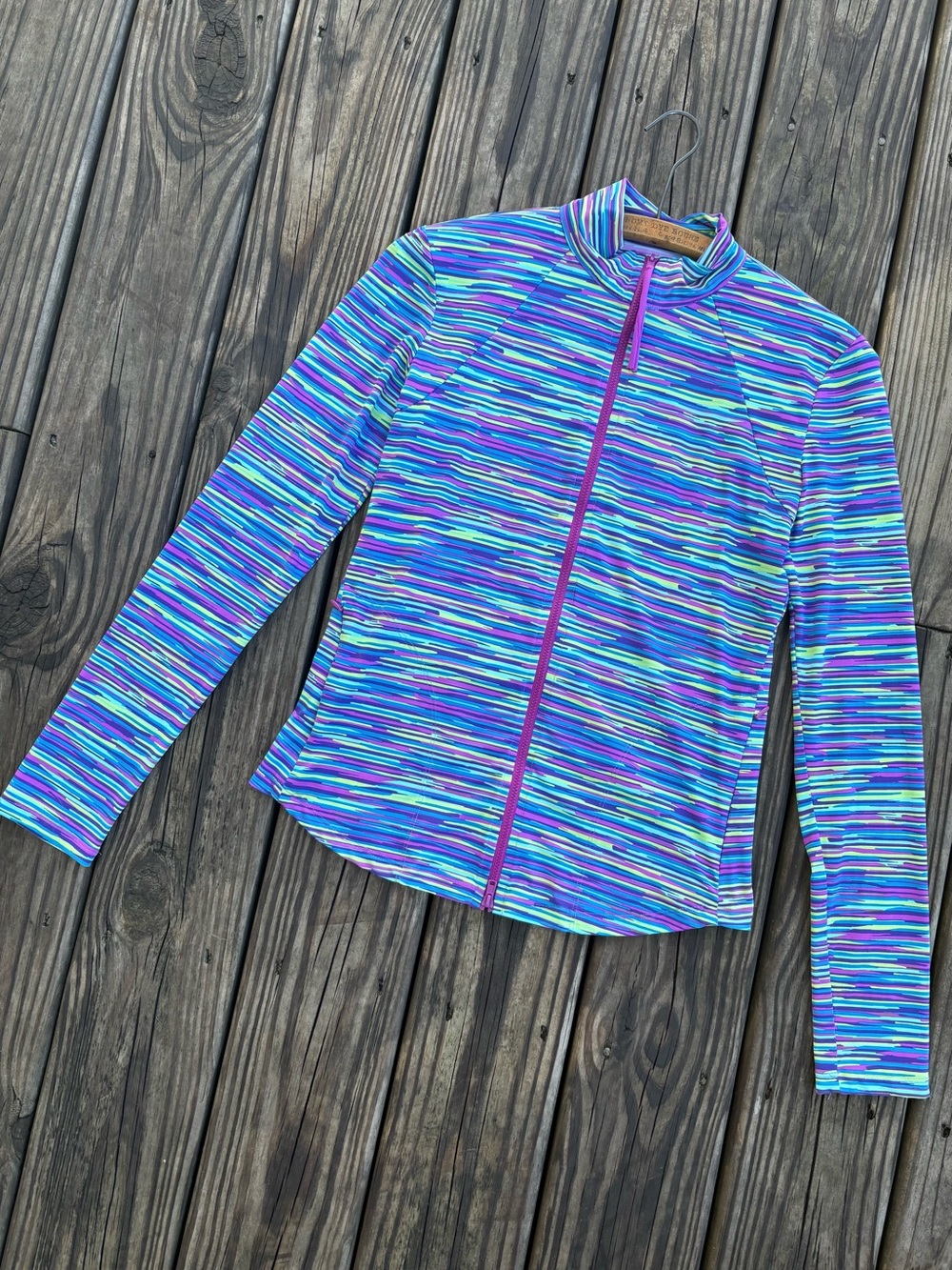 Title Nine Sun Shirt Long Sleeve Zip Up